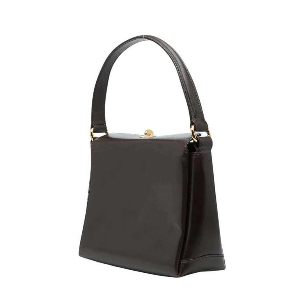 Gucci handbag bag brown Hobo leather